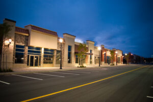 Retail Property at Night